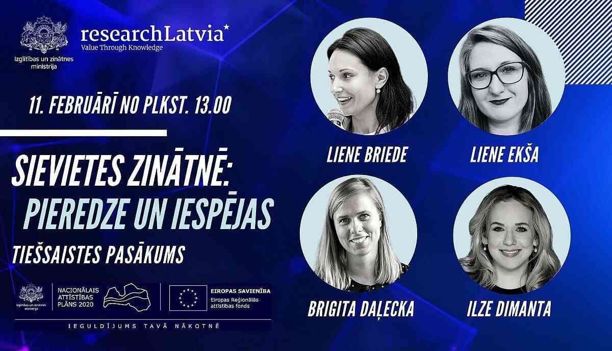 LU pētniece Ilze Dimanta piedalīsies IZM diskusijā “Sievietes zinātnē: pieredze un iespējas”