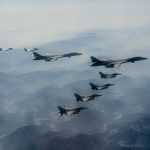 B-1B Lancer virsskaņas stratēģiskie bumbvedēji ceturto reizi kopš 2023. gada sākuma piedalās mācībās Dienvidkorejā