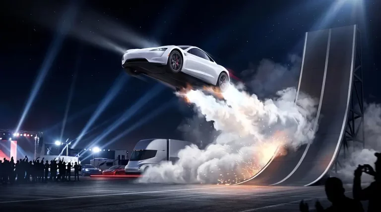 Tesla prezentējusi jaunās paaudzes elektrisko sporta auto Roadster