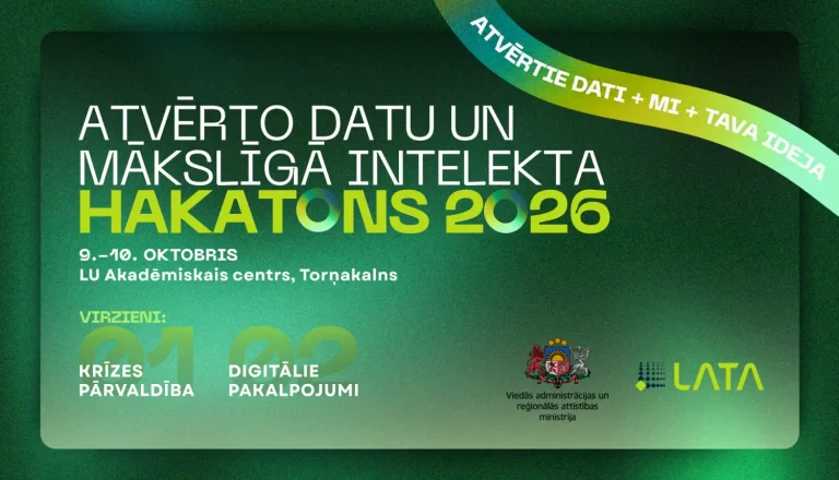 Hakatonā Latvijā ar mākslīgo intelektu izstrādāti trīs digitālu risinājumu prototipi