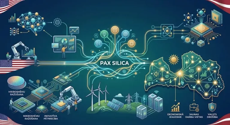 MI, mikroshēmas un kvantu tehnoloģijas: ko Latvijai dod Pax Silica