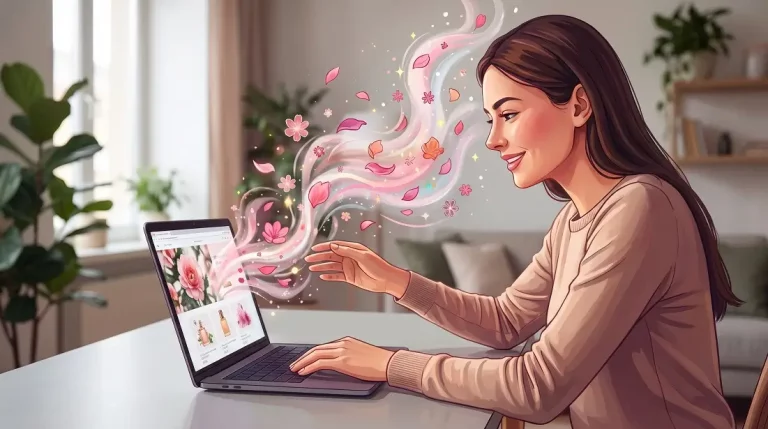 internetā dalīties ar smaržām